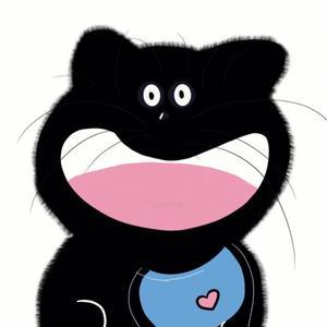 黑猫猫爱分享 头像