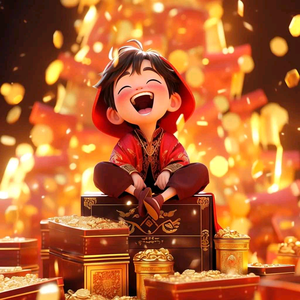 爱财悦己，风生水起 头像