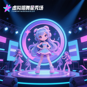 虚拟唱舞星秀场 头像