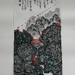 浓淡任由冰雪中